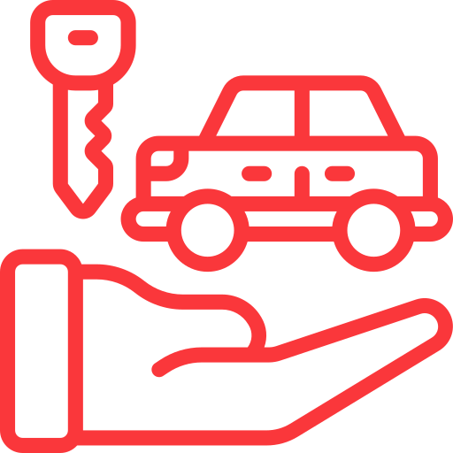 car services icon red